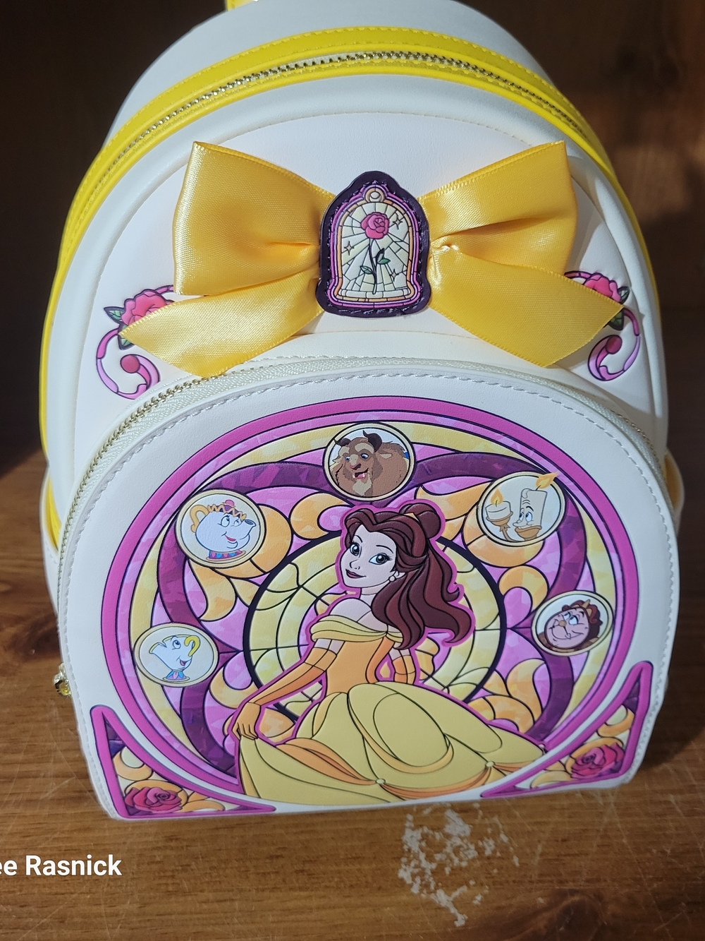 Price Is Firm. Loungefly Belle Stained Glass Mini Backpack. Nwt